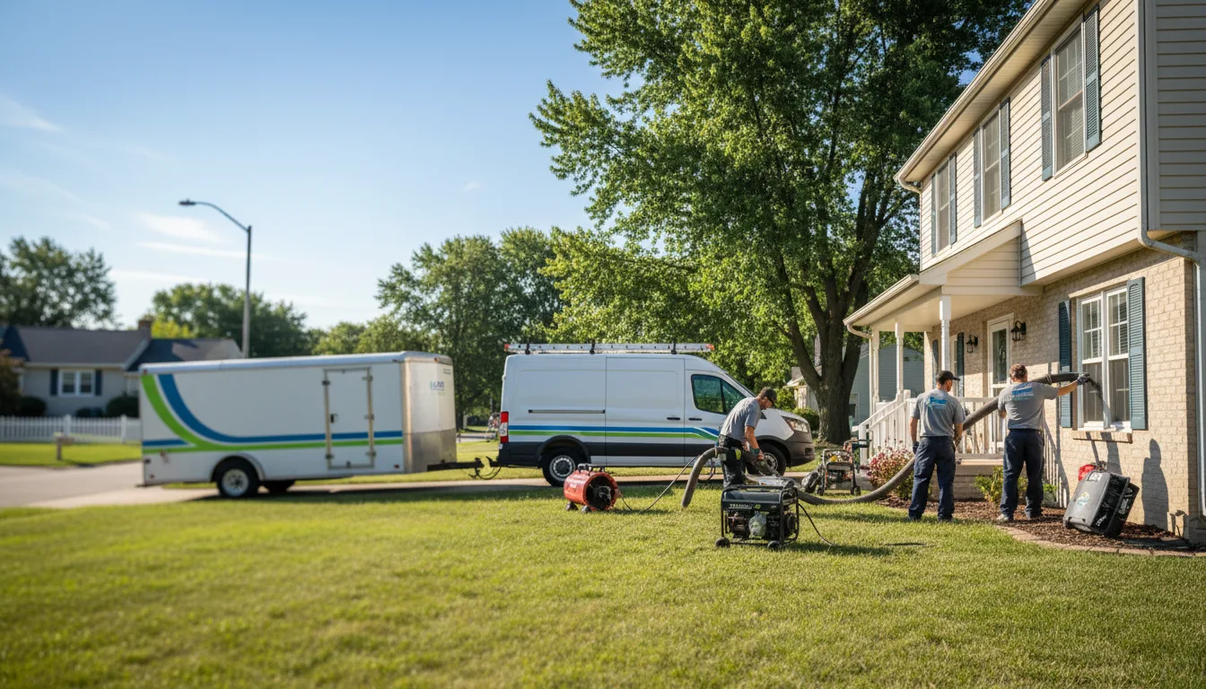 Flooded Basement Restoration And Cleanup With Repair in Rockbridge, IL near me